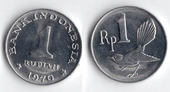 INDONEZJA 1970 1 RUPIAH