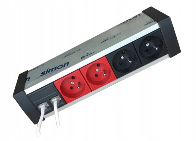 Купить Удлинитель Simon Compact 4x 220 + 2x RJ45: отзывы, фото, характеристики в интерне-магазине Aredi.ru