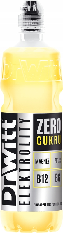 Dr Witt Elektrolity Zero Cukru Napój o smaku ananasa i pomelo 750 ml