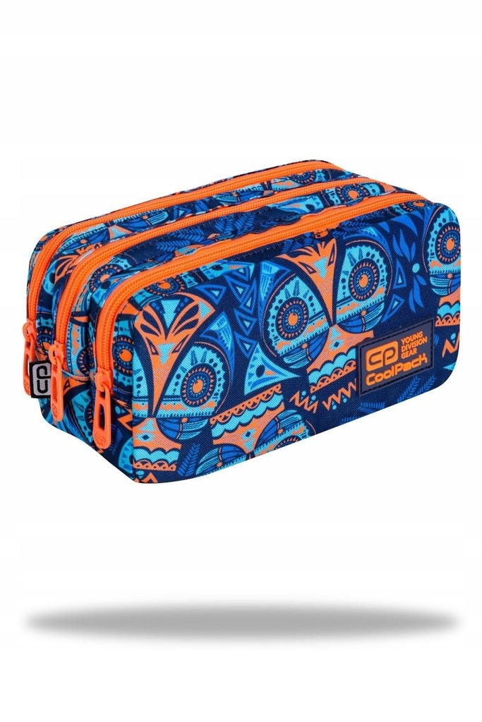 Piórnik CoolPack PRIMUS trzykomorowy AZTEC BLUE