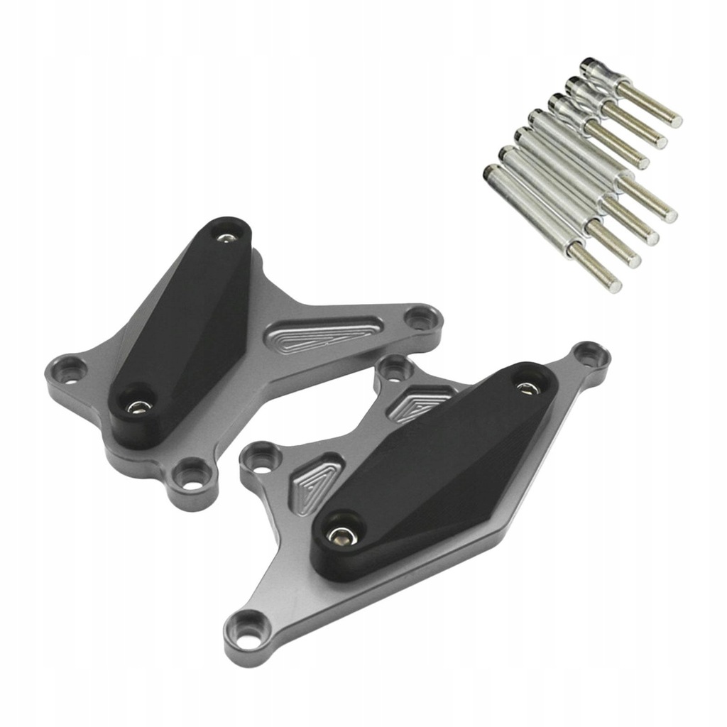 2x Motorcycle Engine Case Stator Cover Guard Slider, Directly Replace, Gray