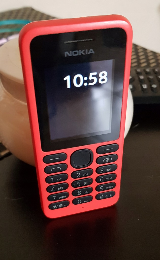 TELEFON NOKIA 130 DUAL SIM Pomarańczowa jak nowa