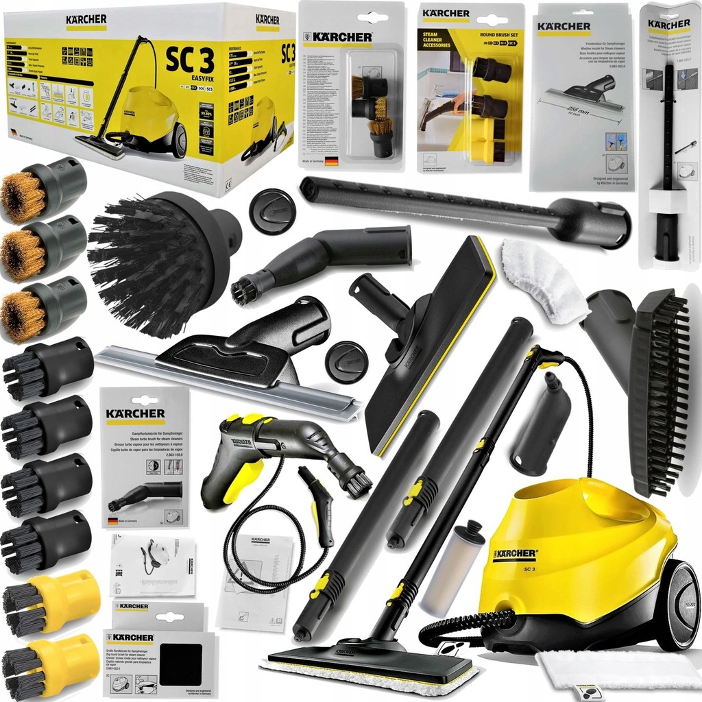 KARCHER SC 3 PAROWNICA MOP PAROWY MYJKA +FULL XXL 7632579170