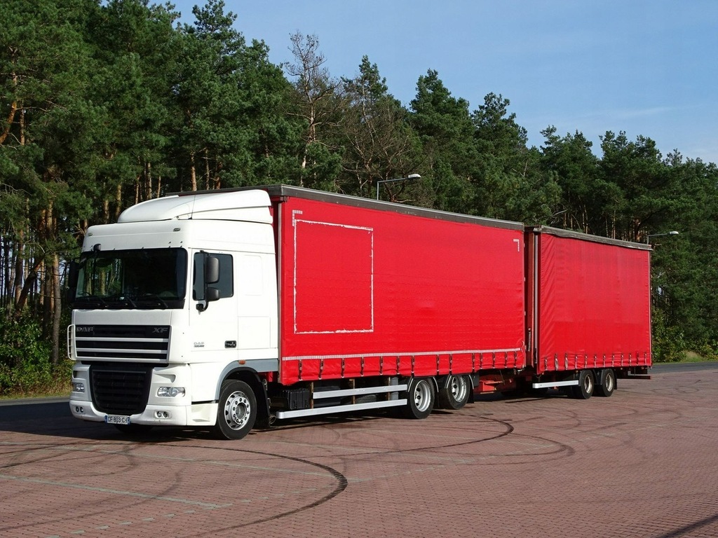 DAF XF 105.460 FIRANKA SPROWADZONY ZESTAW 117M