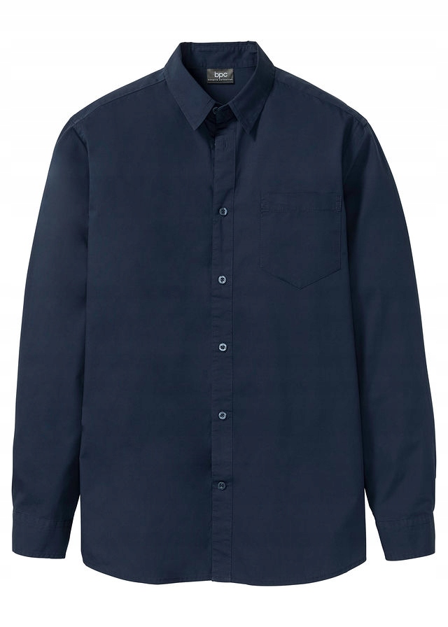 Koszula basic z długim niebieski 41/42 (L) 910400