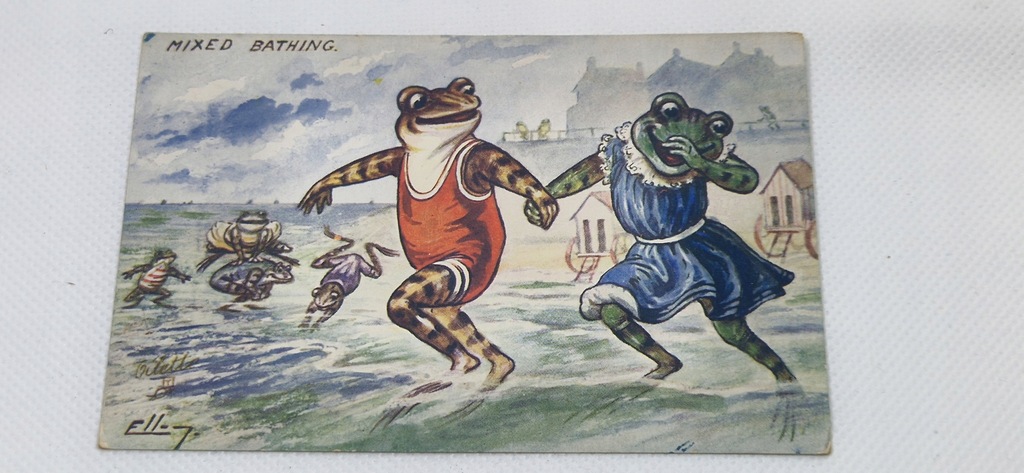 ŻABY PRZEDWOJENNA POCZTÓWKA