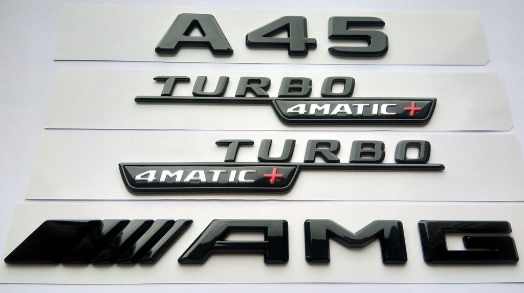 MERCEDES A45 AMG Turbo_4Matic+ EMBLEMAT NEW STYLE