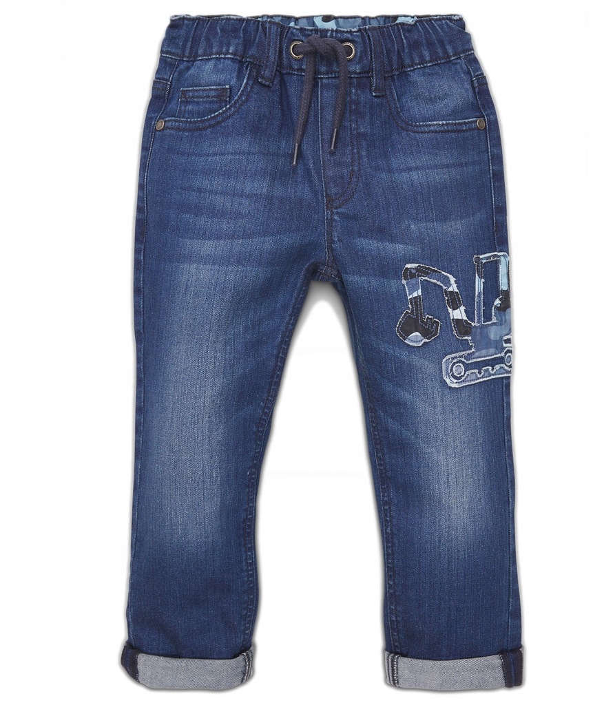 C&A JEANS SPODNIE ELASTYCZNE NA GUMCE 134