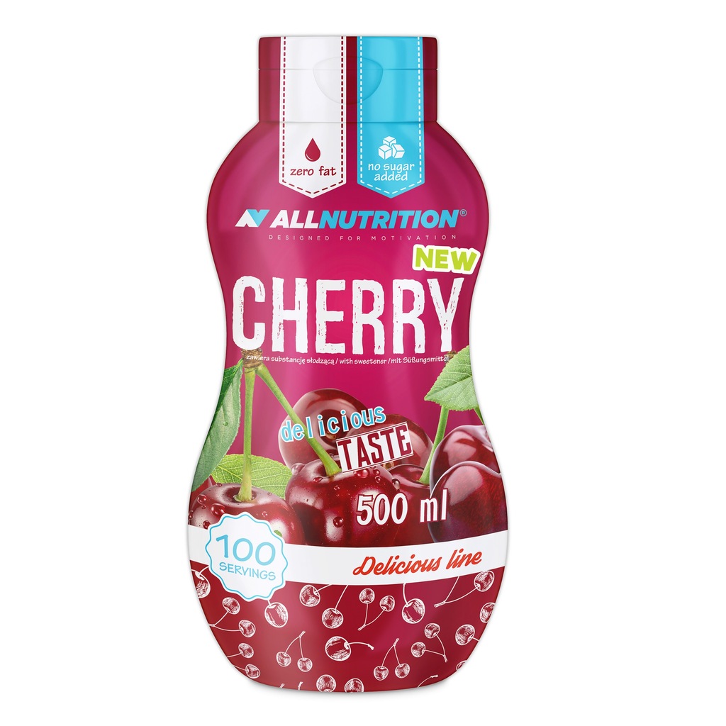 ALLNUTRITION SWEET SAUCE CHERRY 500ml SOS WIŚNIOWY
