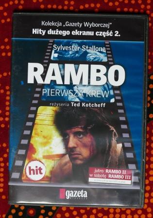 RAMBO PIERWSZA KREW płyta DVD