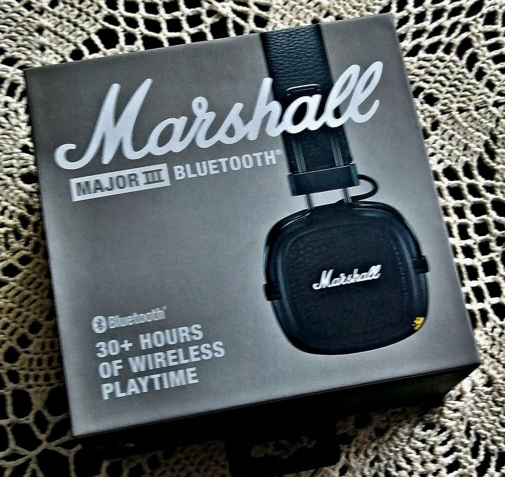 Słuchawki Marshall Major III BT nowe mikrofon