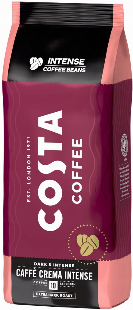 Kawa ziarnista mieszana Costa Coffee Crema INTENSE 1000 g