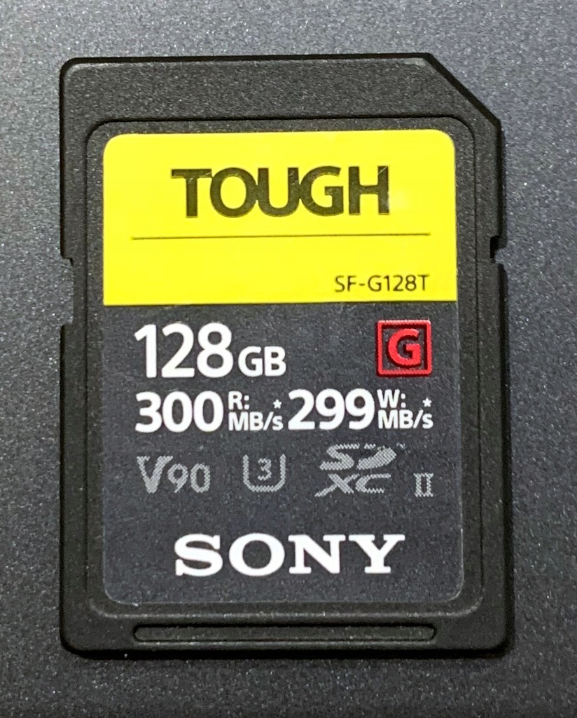 Karty pamięci Sony SF-G SDXC 128GB TOUGH 300 / 299