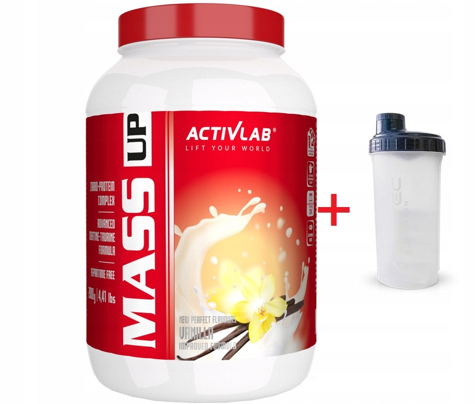 ActivLab Mass Up 2 kg + SHAKER MASA!! XXL GAINER