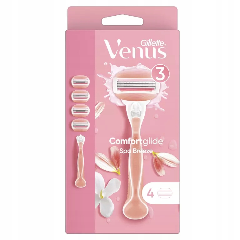 MASZYNKA VENUS COMFORTGLIDE SPA BREEZE 4 WKŁADY