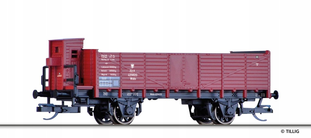 1:120 Wagon towarowy węglarka TILLIG 14295