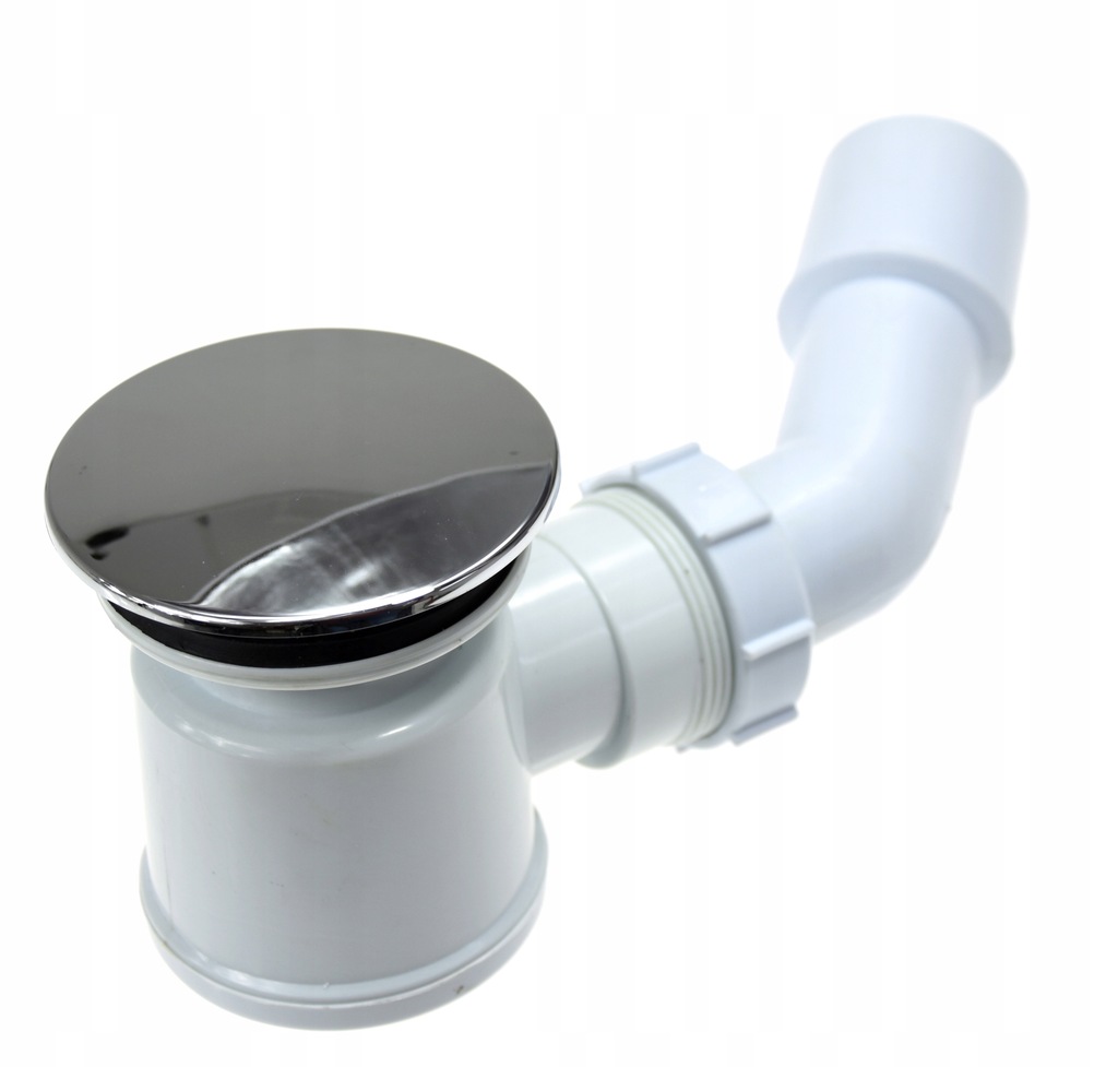 Syfon z grzybkiem do brodzika 50mm INVENA połysk