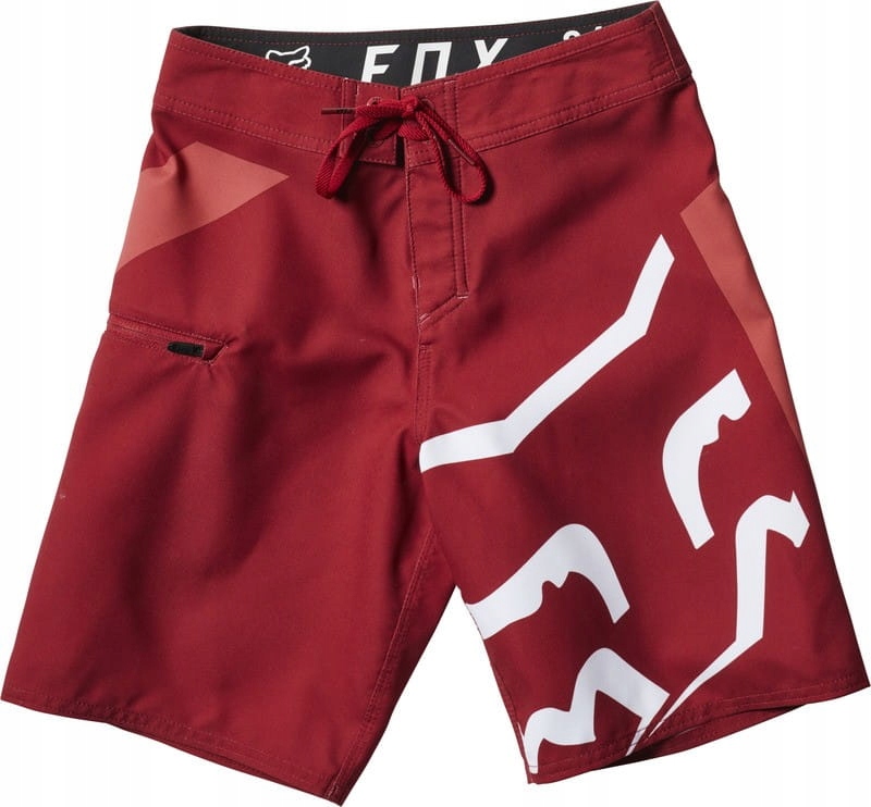 BOARDSHORT FOX JUNIOR STOCK CARDINAL Y25