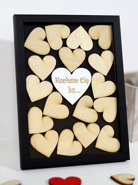 Купить Подарок НА ДЕНЬ ВАЛЕНТИНА - большая 3D рамка - напишите сердечки!: отзывы, фото, характеристики в интерне-магазине Aredi.ru