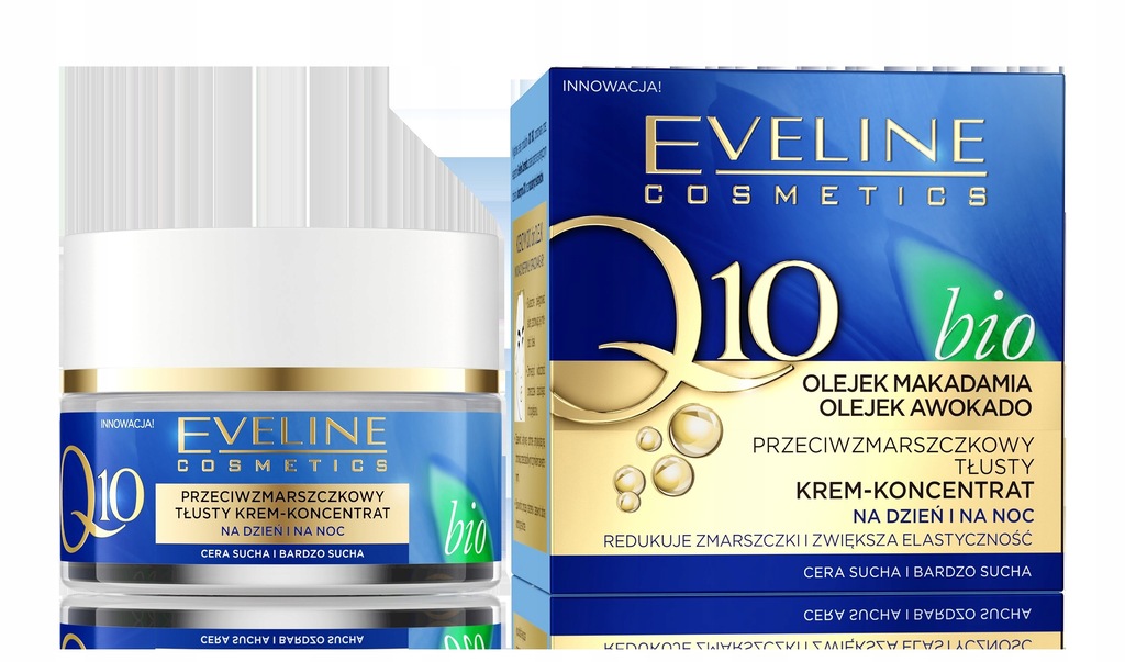 Eveline Bio Q10 Przeciwzmarszczkowy Tłusty Krem-ko