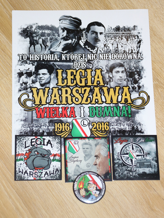 Gadżety LEGIA Warszawa - zestaw 5