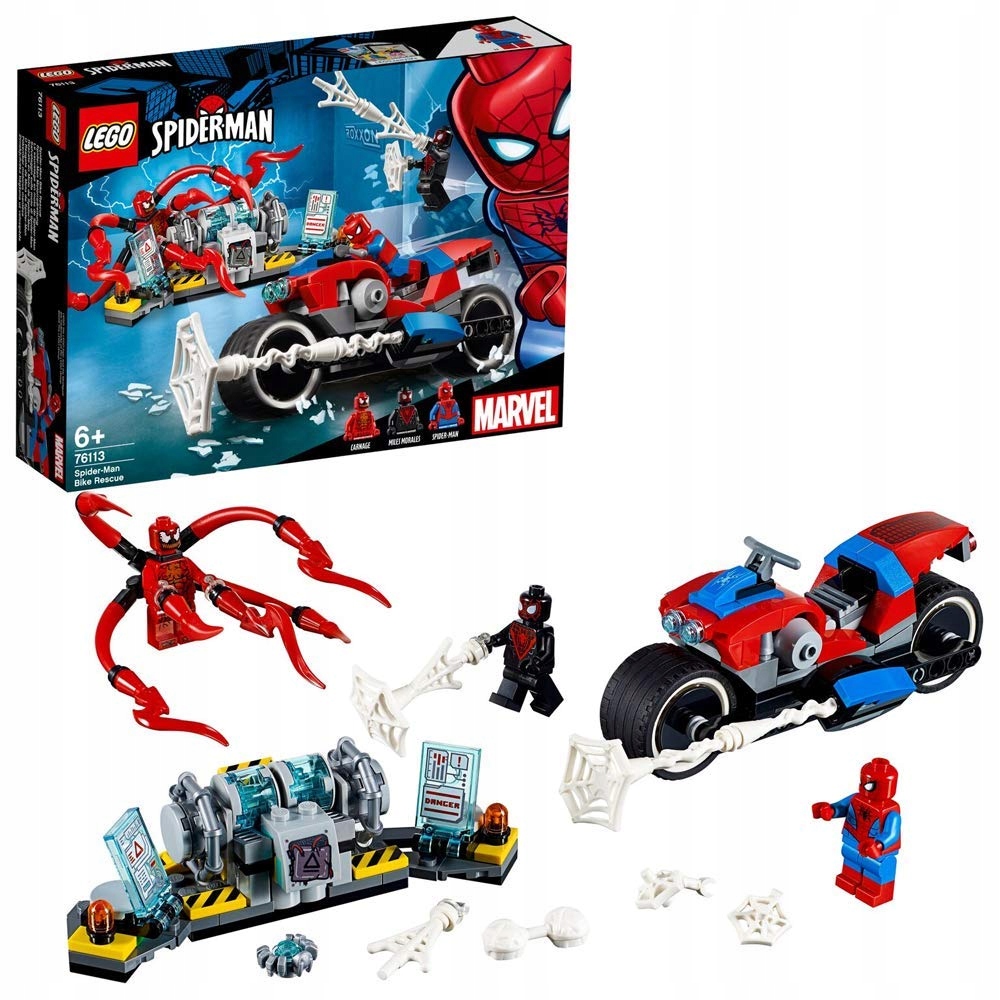 Конструктор LEGO super Heroes спасательная операция на мотоциклах 76113