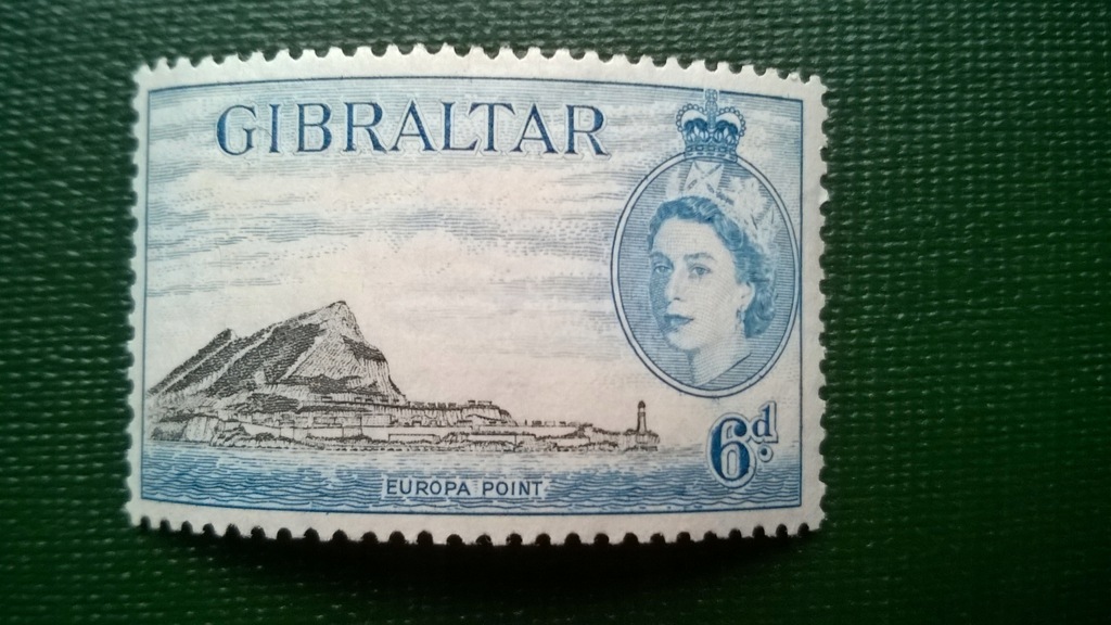 Gibraltar 6d czysty (*), QEII, kolonie angielskie