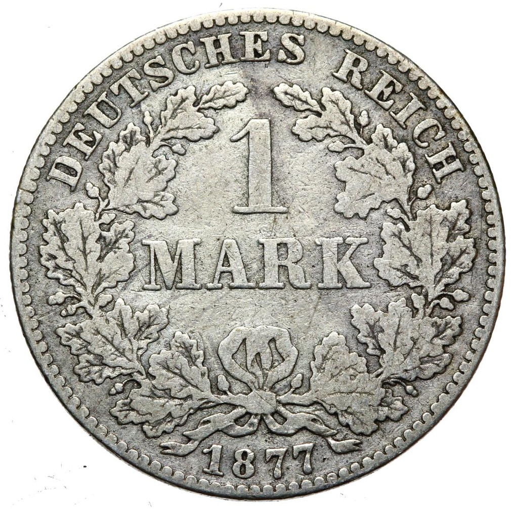 Купить * Германия - монета - 1 марка 1877 г. B - СЕРЕБРО.: отзывы, фото, характеристики в интерне-магазине Aredi.ru