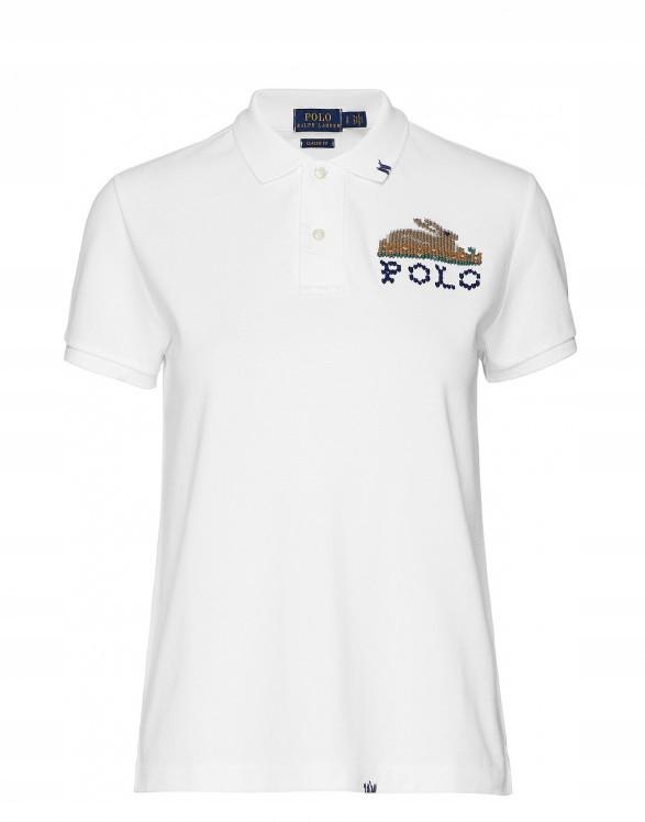 N3F208*POLO RALPH LAUREN KOSZULKA BIAŁA S S01