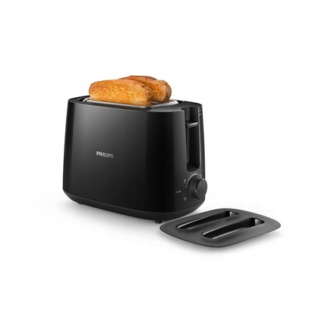 Philips Daily collection toaster HD2582/90 Black,