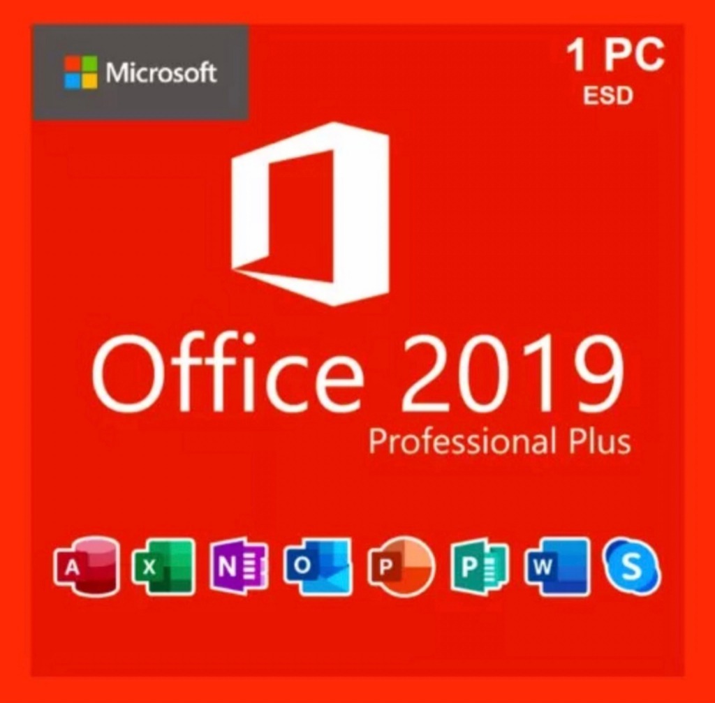 Pakiet Office 2019 Professional Plus klucz PL