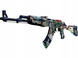 AK-47 LEET MUSEO 3/5 FT CS: GO COUNTER STRIKE SKIN