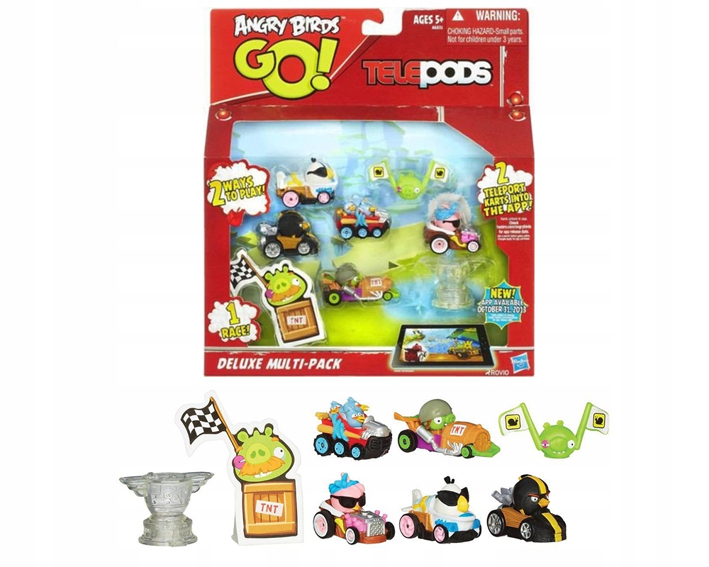 Figurki Angry Birds Go Telepods Deluxe Multipack 8698746143 Oficjalne Archiwum Allegro