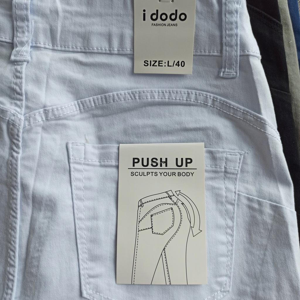 Spodenki rybaczki jeansowe Push-up Modelujące 38/M