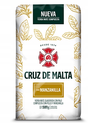 Yerba Mate Cruz De Malta Manzanilla 500g