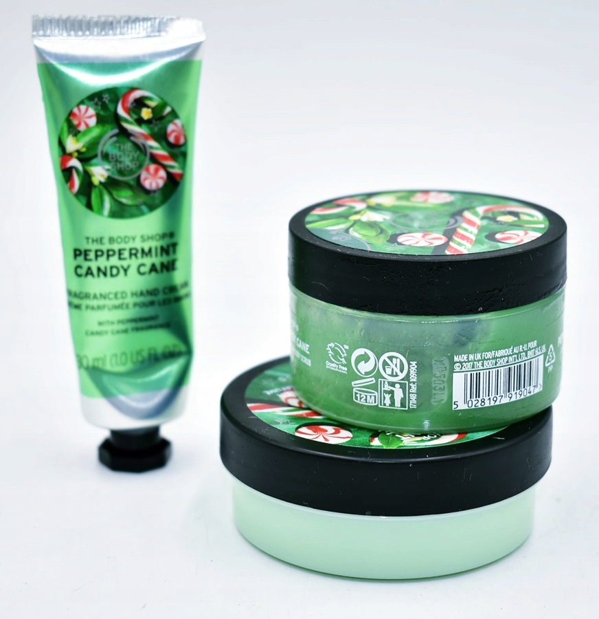 4890-28 ...THE BODY SHOP.. p#s KREM ZEL CANDY CANE