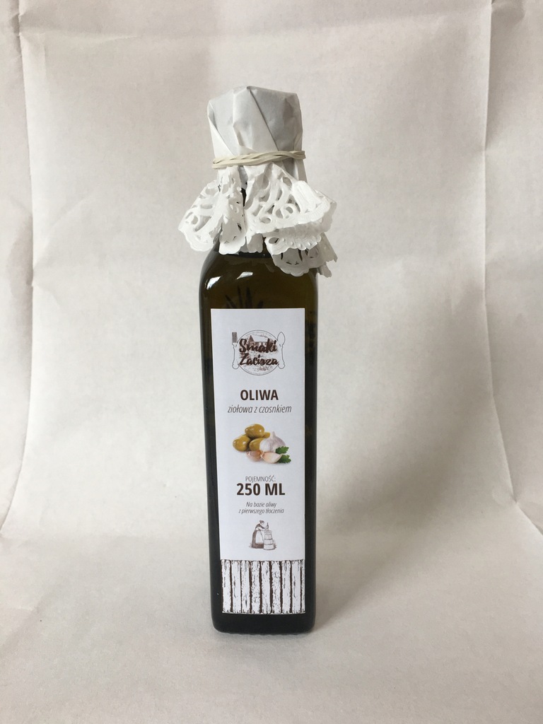 Oliwa ziołowa z czosnkiem 250ml Smaki Zacisza