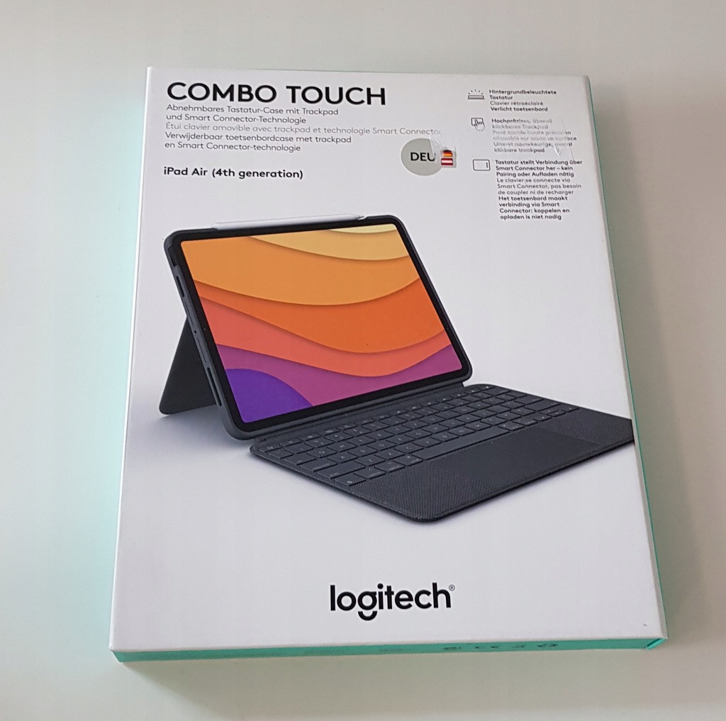 Купить Интеллектуальный разъем Logitech Combo Touch QWERTZ 64E38: отзывы, фото, характеристики в интерне-магазине Aredi.ru