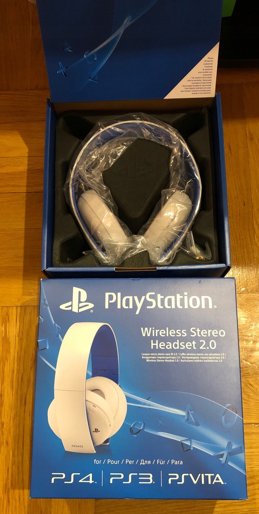 Sony Playstation Headset 2.0 słuchawki białe