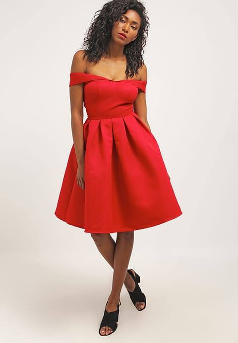 Chi Chi London JADE sukienka koktajlowa red 6956348244 oficjalne archiwum Allegro