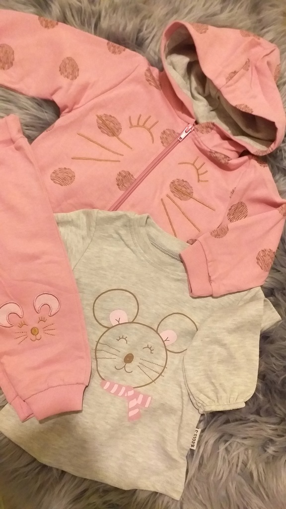 3 częściowy dres r. 9-12 m-cy