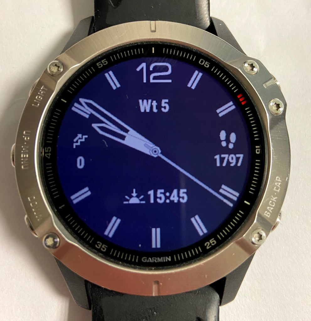 Zegarek Garmin Fenix 6 srebrny gwarancja