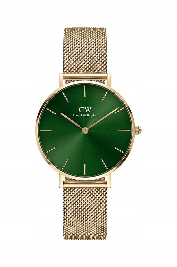 Daniel Wellington zegarek Petite Emerald 32 damski kolor złoty DW00100480