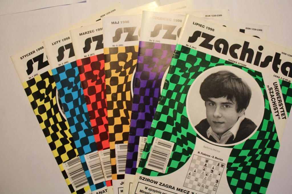 Magazyn Szachista - rocznik 1998 - 6 numerów