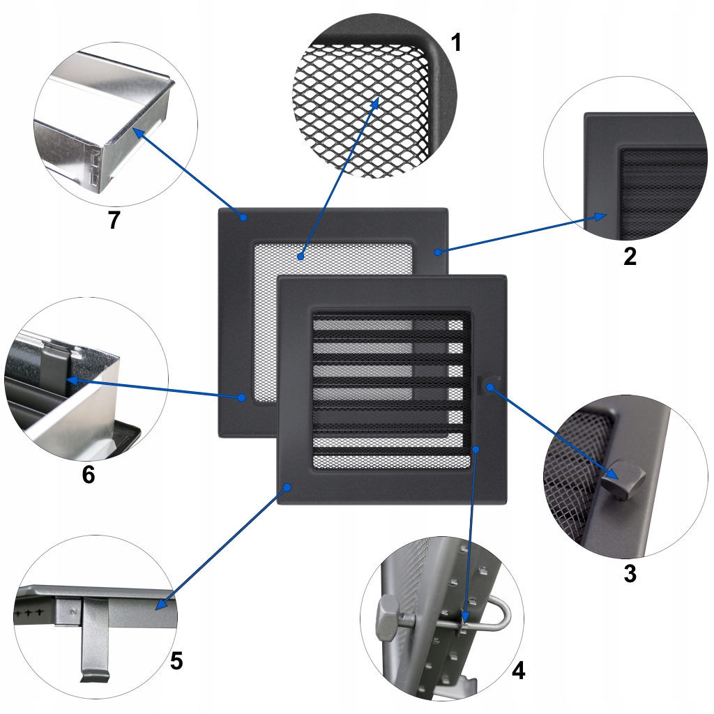 Купить КАМИННАЯ РЕШЕТКА С РАМКОЙ 17х37 см, ЧЕРНЫЙ КАМИН: отзывы, фото и ...