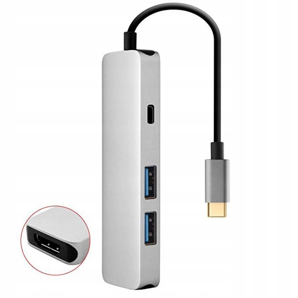 Купить Адаптер-разветвитель HUB USB тип C 3.0 HDMI 4K: отзывы, фото, характеристики в интерне-магазине Aredi.ru