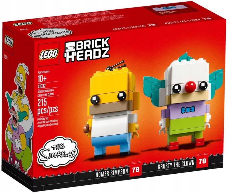 LEGO BrickHeadz 41632 Homer Simpson Klaun Krusty