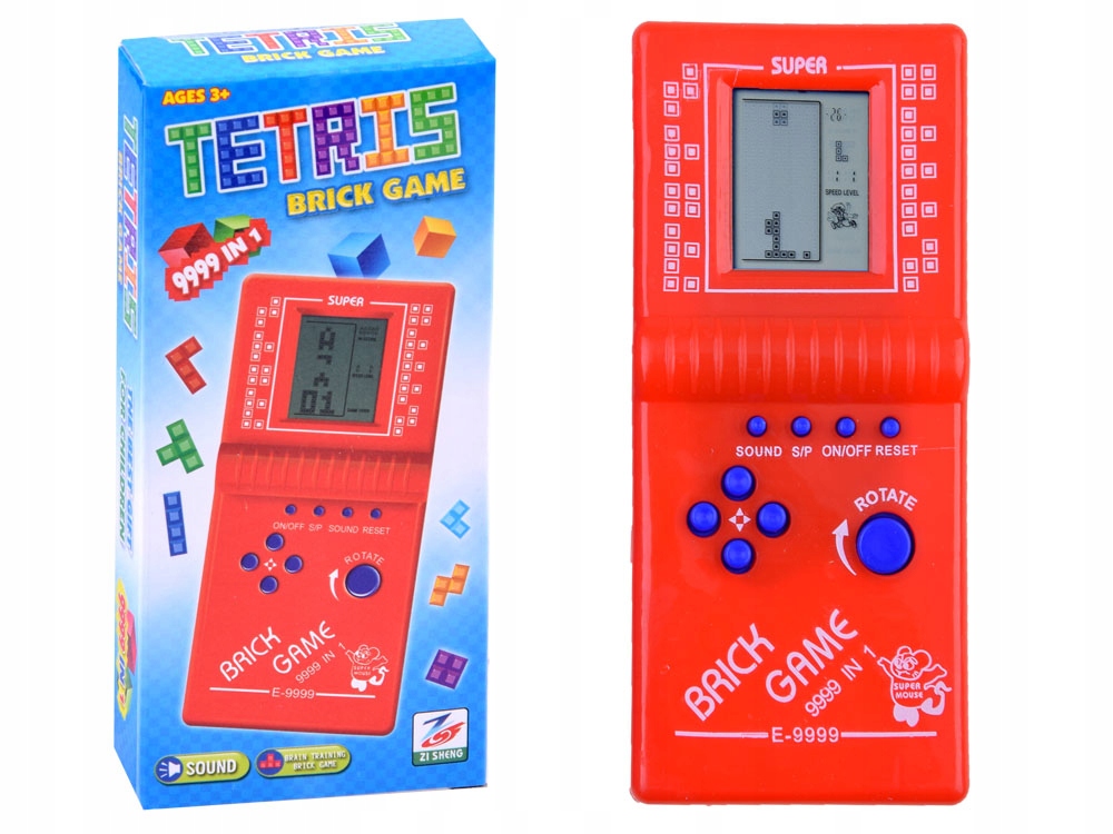 TWOJA GRA TETRIS GIERKA ELEKTRONICZNA + 9999 GIER