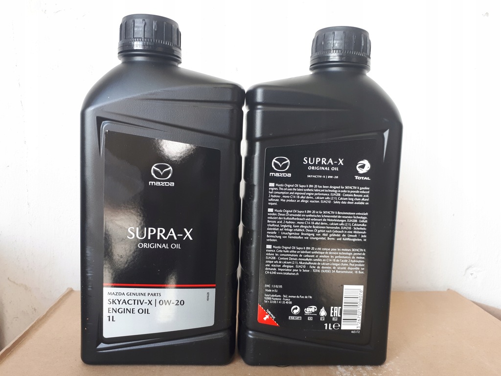 Mazda ORIGINAL OIL SUPRA X 0w20 SKYACTIV-X 1L - 9661812127 - oficjalne ...