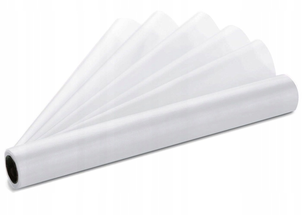 Organza dekoracyjna na rolce bieżnik - biała 36 cm 9 metrów ślub komunia